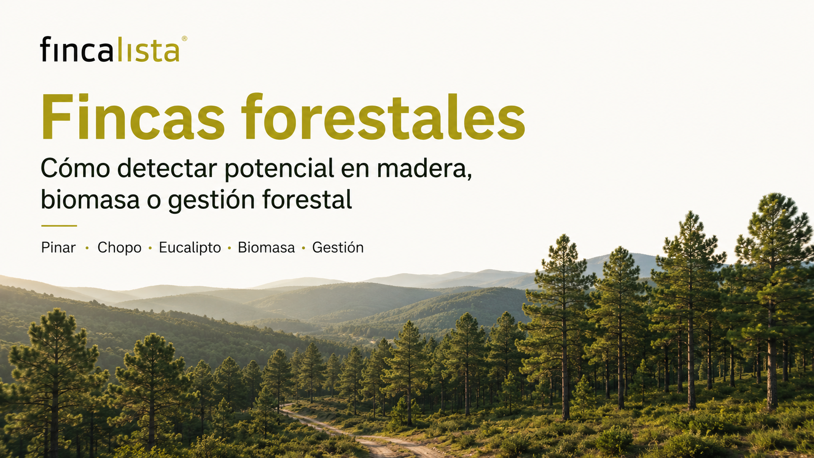 Vender finca forestal: cómo destacar su potencial en madera y biomasa