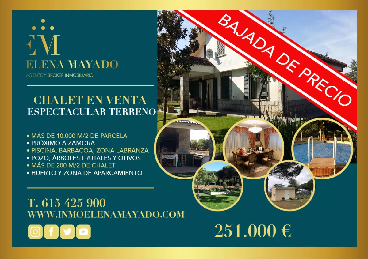 CHALET CON TERRENO