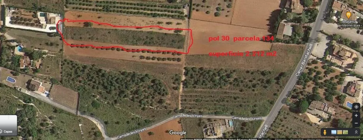 VENTA PARCELA  RUSTICA PDA. MASENA T.M. JAVEA