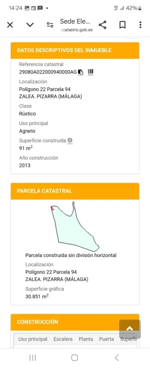 PEQUEÑA FINCA  A 30 MINUTOS DE LA PLAYA