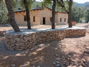 Masía en restauración en Coll de Nargó