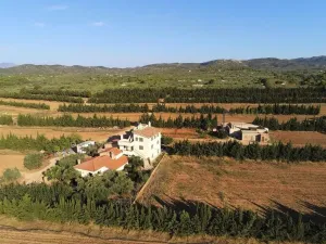 Finca rústica de 22ha con 3 viviendas, nave y zona agrícola en Camarles