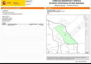 Se vende terreno forestal 42 Ha