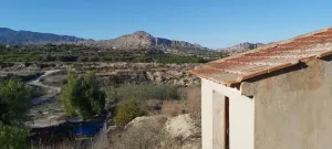 Huerta con casa de aperos, punto de luz y aljibe en los tollos, Archena.