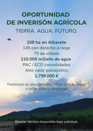 OPORTUNIDAD DE INVERSIÓN AGRÍCOLA