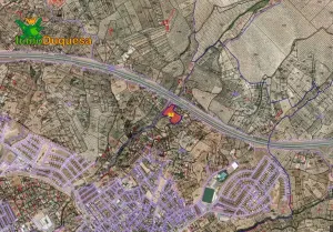 Finca rústica en Peligros con muy buen acceso.