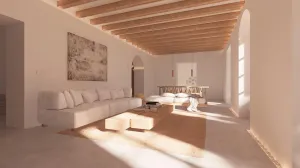 Proyecto de finca en venta con licencias otorgadas en venta en Costitx