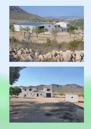 Finca Rústica de 24,5ha Casa 250m2 Nave 300m2