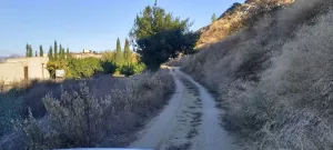 Huerta con casa de aperos, punto de luz y aljibe en los tollos, Archena.